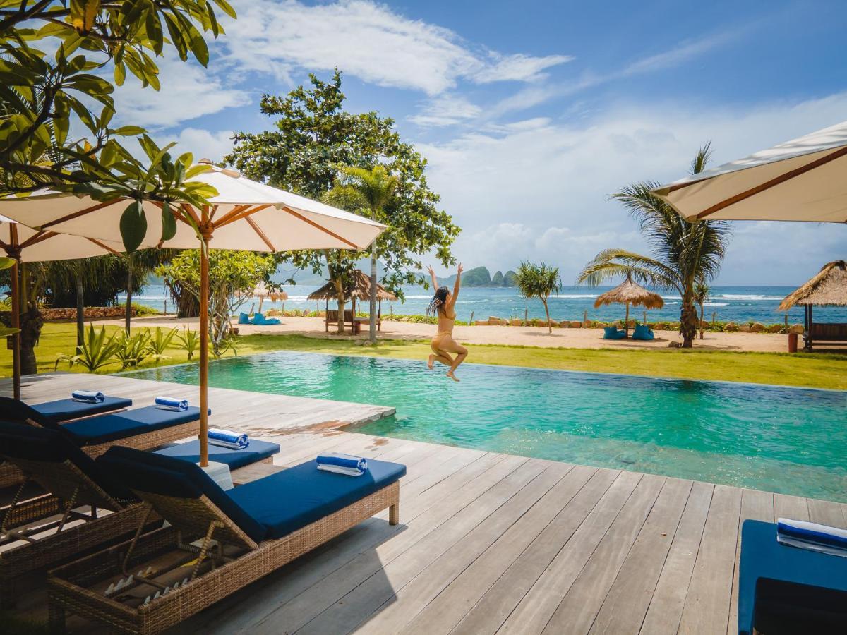 Segara Lombok Beach Resort Selong Belanak Exteriör bild